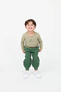 Kids 3-Piece Dino Cardigan, Tee, and Jogger Set Unisex