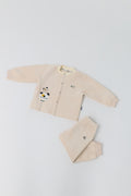 Kids' Cotton Quilted Sweatshirt and Sweatpants Set