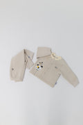 Kids' Cotton Quilted Sweatshirt and Sweatpants Set