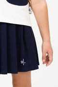 KIDS COTTON PLEATED SKIRT & TOP SET