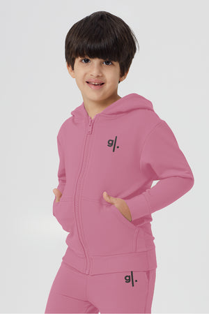 Organic Bamboo Cozy Zip Hoodie Boys