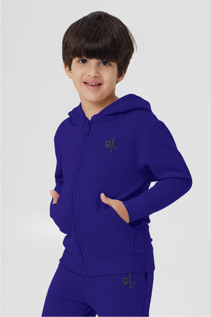 Organic Bamboo Cozy Zip Hoodie Boys