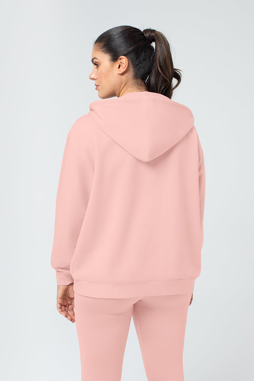 Organic Bamboo Women Oversized Zip Up Hoodie