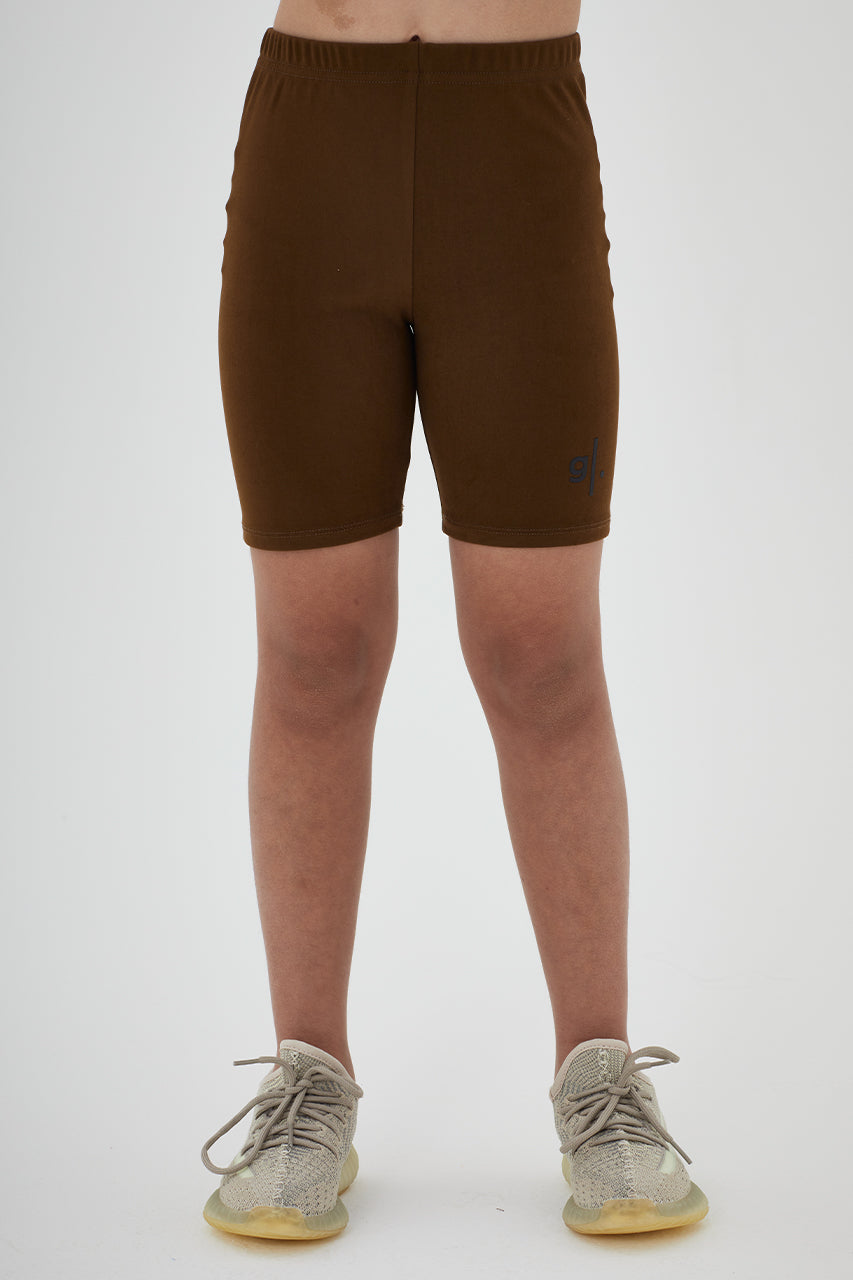 Girls Sustainable High Waist Biker Shorts