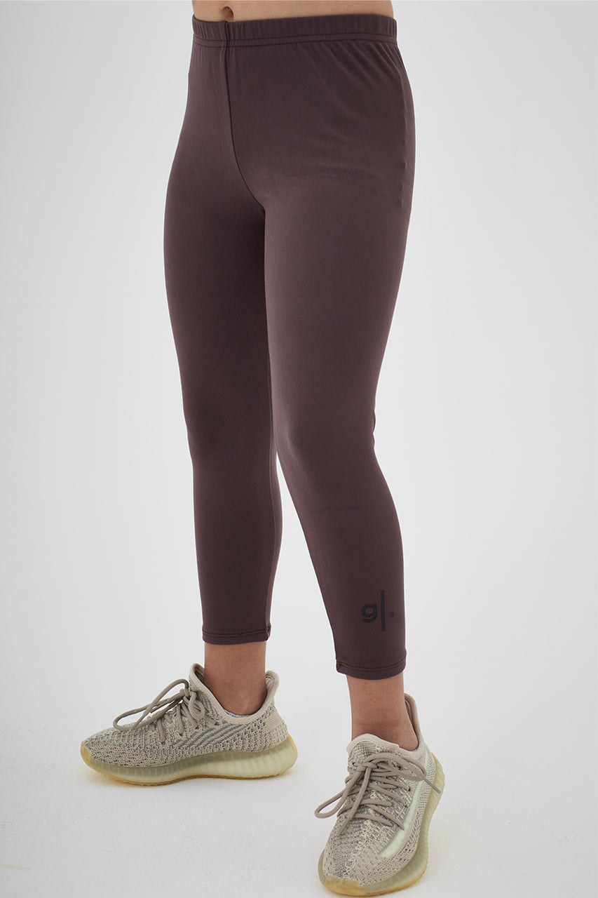 Girls Full Length Sustainable High Waist Leggings