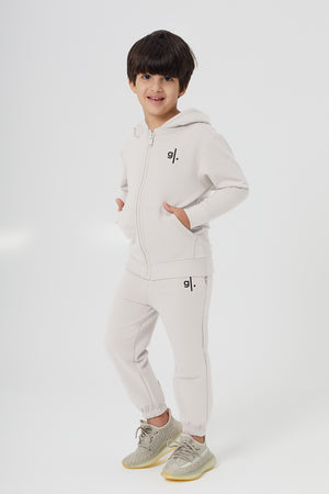 Organic Bamboo Cozy Zip Hoodie Boys