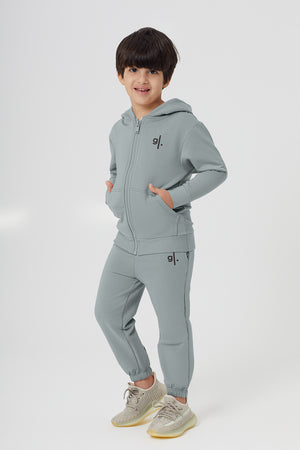 Organic Bamboo Cozy Zip Hoodie Boys