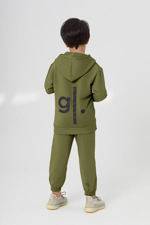 Organic Bamboo Cozy Zip Hoodie Boys