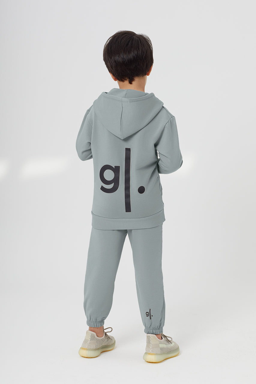 Organic Bamboo Cozy Zip Hoodie Boys